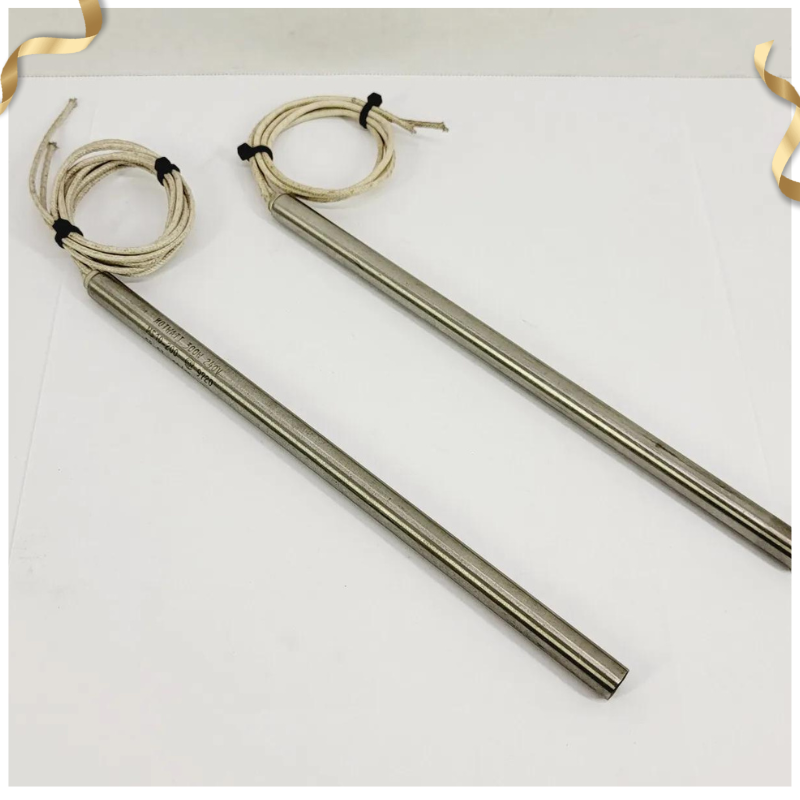 單頭加熱管12.75mm Cartridge Heater Cylindrical 316SUS Single Head Dual Tube 120~135mm
