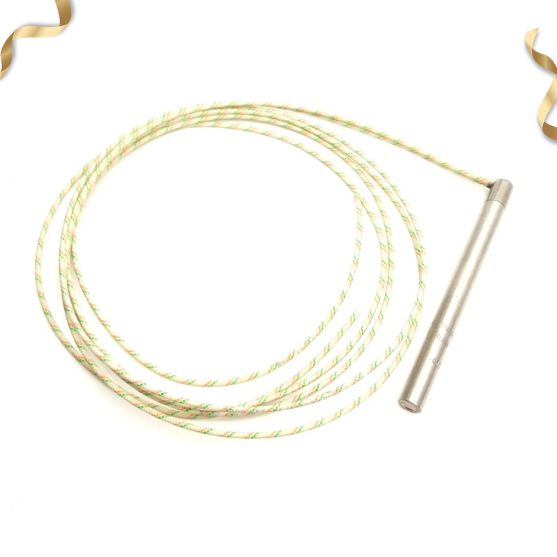 單頭加熱管16mm Cartridge Heater Cylindrical 316SUS Single Head Dual Tube 120~135mm